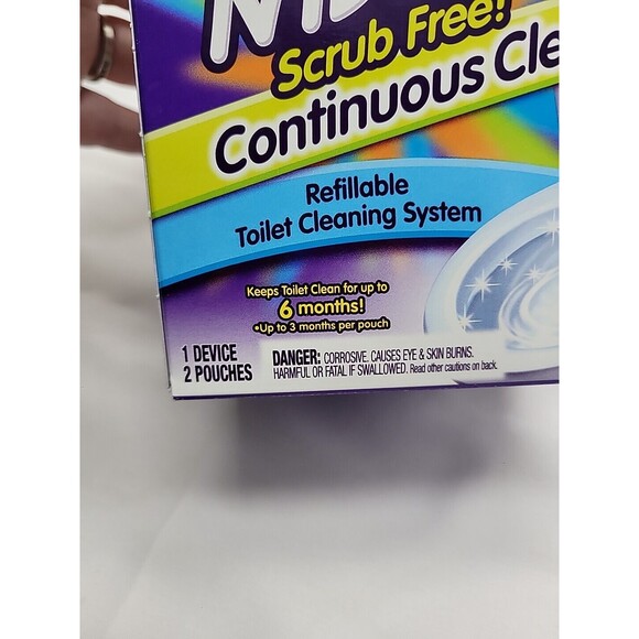 Kaboom Scrub Free! Toilet Bowl Cleaner System with 2 Refills brand new sealed - Picture 3 of 9